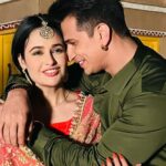 Yuvika Chaudhary Instagram – Mine forever @yuvikachaudhary ❤️❤️❤️❤️