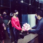 Yuvika Chaudhary Instagram - #Workmode on #yuvikachaudhary #event #love #mywork