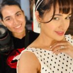 Yuvika Chaudhary Instagram - Fun shoot with @yuvikachaudhary 📷📽 @riyabajaj_photography Stay tuned for some exciting looks coming soon !💃🏻❤️