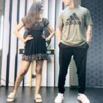 Yuvika Chaudhary Instagram - Prince don’t rush 😂😂😂#dontrushchallenge #reelitfeelit #privika #yuvikachaudhary #princenarula #instadaily #in #instagood #instagram #mumbai #india #canada #us #uk #pairs #london #newyork #newyorkcity #love #travel #dan @bravo.dancestudio ce #style #friends #cute #2021 @princenarula