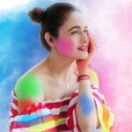 Yuvika Chaudhary Instagram - Play more, drink less 😛 enjoy more, think less. Have a cheerful and a safe Holi ! #HappyHoli #YuvikaChaudhary #Holi2021 #HoliFestival #YC