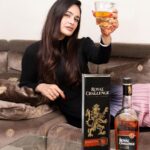 Yuvika Chaudhary Instagram - The all-new Smoother and Richer Royal Challenge Whisky now in Punjab ❤️ Royal Challenge is an ideal amalgamation of Scotch and Indian Malts. Aged to perfection, the whisky’s rich and smooth taste is the perfect blend for celebrating any moment. #Spon #DrinkResponsibly #RoyalChallenge #AllNewRC #ChallengeAccepted @socialgoatindia