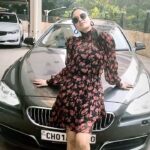 Yuvika Chaudhary Instagram – Beautiful song by  @avvysra @sukhemuziicaldoctorz @arvindrkhaira @jaani777 @itsafsanakhan @glam_ur_styleexclusive @fashion_box3seven