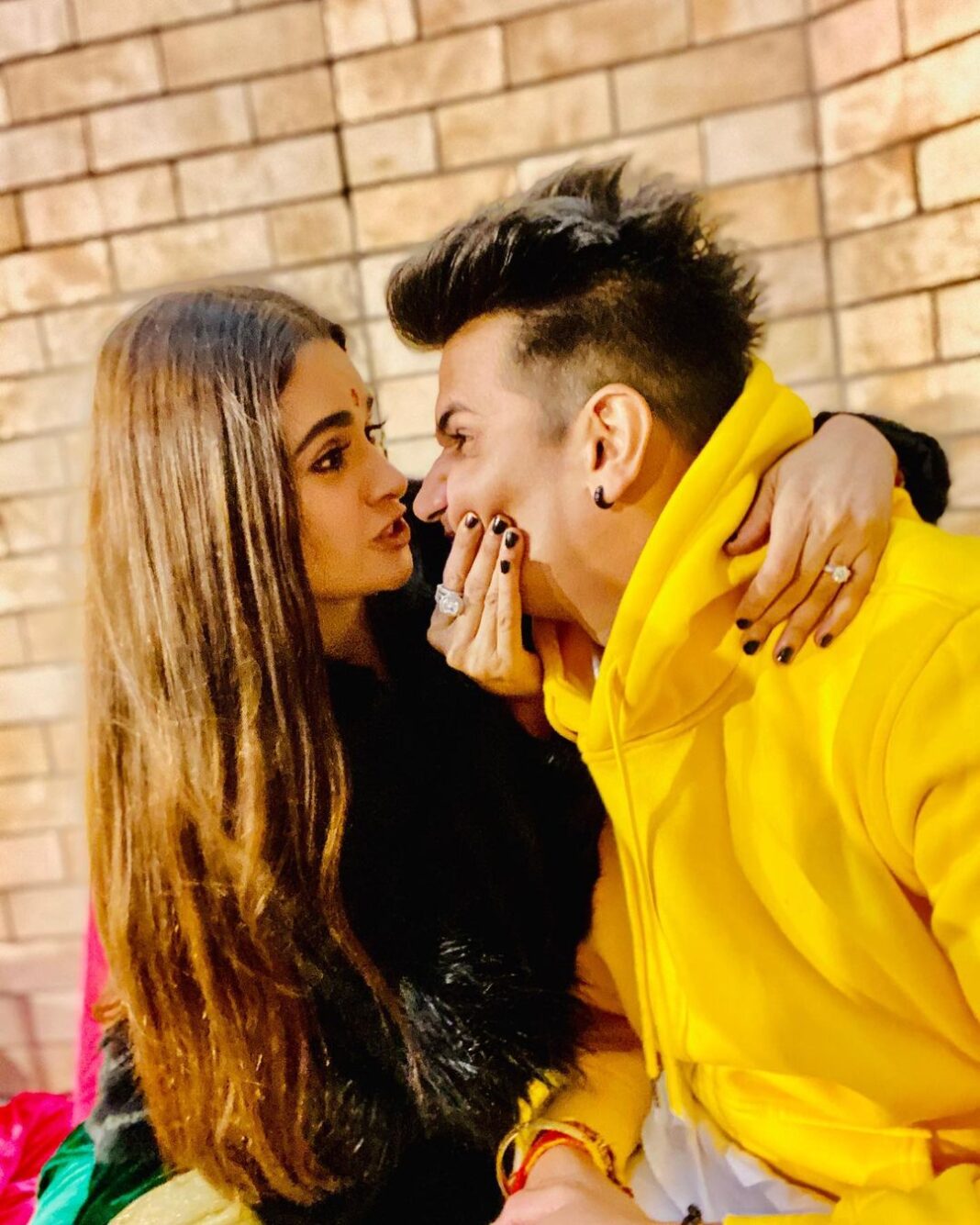 Yuvika Chaudhary Instagram - 😋 @princenarula ❤️