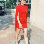 Yuvika Chaudhary Instagram - #red #love #instagood #instagram #insta #instafashion #instafashion #instadaily #life #fun
