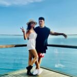 Yuvika Chaudhary Instagram - #travelpartner #lifepartner #love #life #live #fun #cute #bali #omnianightclub #beach #club #day #princenarula #yuvikachaudhary #privika @princenarula