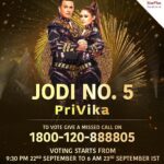 Yuvika Chaudhary Instagram – Vote for us everyone .voting line is open till 6 in the morning thanks @princenarula