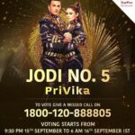 Yuvika Chaudhary Instagram – Voting starts nw till 2mo 6 o  clock in the morning so guys plzzzzz vote for #privika