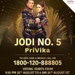 Yuvika Chaudhary Instagram – Voting line is on till 2mo 7 o clock morning so guys show ur love n support @princenarula