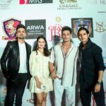 Yuvika Chaudhary Instagram - Had so much fun judging India supermodel international 2021 organised by @dreamzproductionhouse_ and @sharad_chaudhary_ , have been working with them for so many years and every year the quality of show is improved and participants are so talented, may god give them bright future.My brother Sharad you are not just hard working but you are a good human being too, you are an inspiration for many young people , I feel It’s always a pleasure to work with you . * * * * * * * * * * * * * * * * * * * * #yuvikachaudhary #privika #dreamzproductionhouse #Roadmastercycle #Princenarula