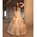 Yuvika Chaudhary Instagram – Beautiful Outfit by @rohitkverma