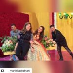 Yuvika Chaudhary Instagram - @manishadratnani @dabbooratnani @princenarula Beautiful moments with beautiful people ❤️❤️❤️