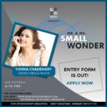 Yuvika Chaudhary Instagram - REGISTER NOW!!! Mr. & Ms. Small Wonder 2019, Age criteria : 4-14yrs. (Title winners) will receive INR. 5,00,000. Also,stand a chance to get featured in print shoots, TV shows, Music videos etc. Undertaken by WISAH Entertainment. For more information please follow : @wisahentertainment @jatin_alawadhi @geet_alawadhi @percussionbrothers