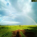 Aadhi Pinisetty Instagram - Heaven is under our feet as well as over our heads !! #rainbow #nature #chennai Changalpattu, Kanchipuram District