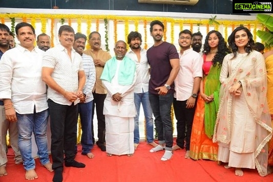 Aadhi Pinisetty Instagram - Thanking each one of you who made it for our pooja today & showered our team with your love & blessings 🙏 Here's to another great start 😊 Making another dream a reality #Clap