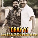 Aadhi Pinisetty Instagram - Orayyo song from tomorrow! #rangasthalam