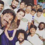 Aadhi Pinisetty Instagram - #MaragathaNaanayam cast & Crew at d Success meet #chennai... Thanks for making #MNM a successful #film :)