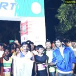 Aadhi Pinisetty Instagram - Half d world is still asleep & ths ppl r runnin fr a cause🏃🏃 #HalfMarathon @YMCA in aid of #Cancer Awareness !!