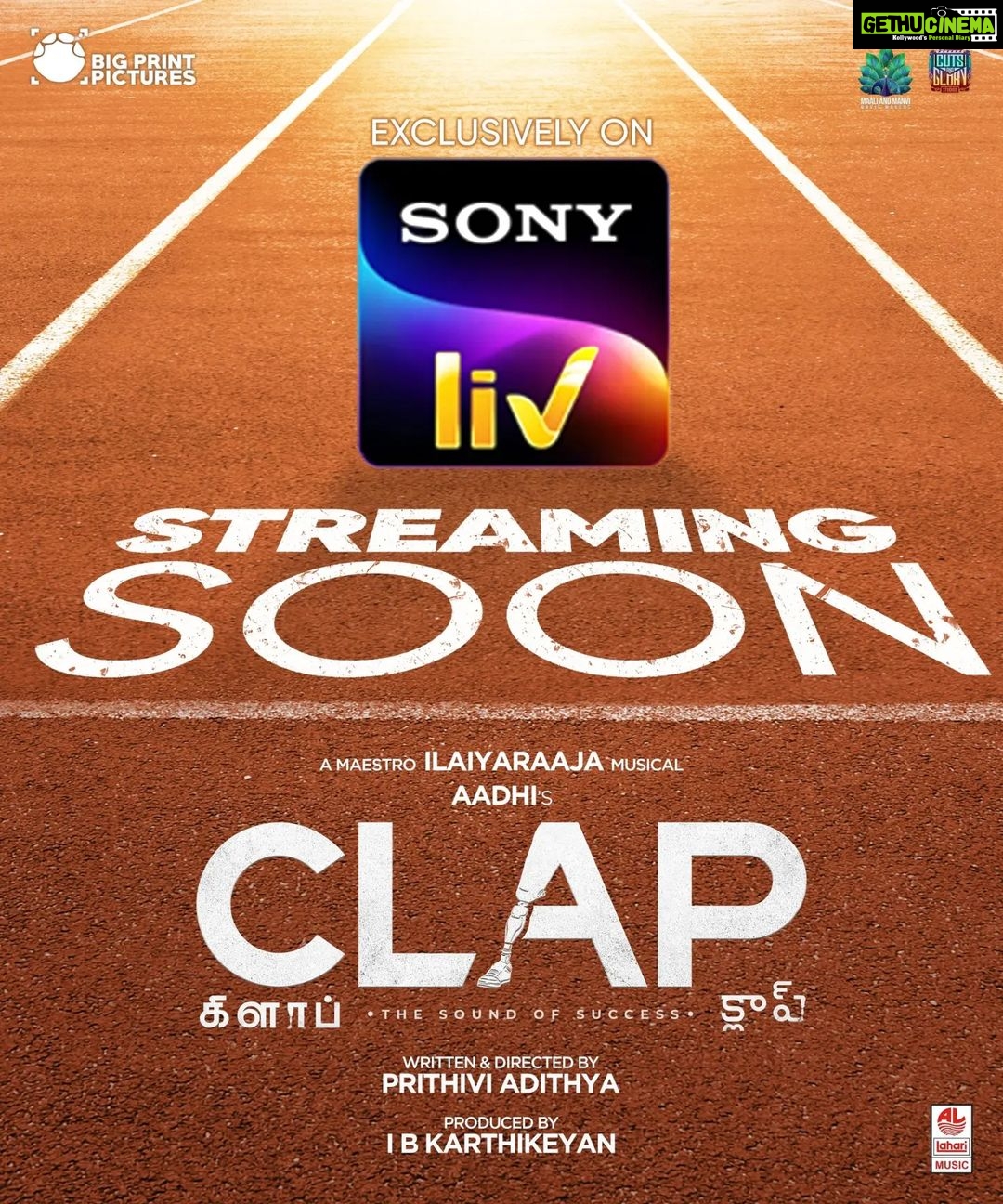 Aadhi Pinisetty Instagram - Sprinting towards the release! #CLAP to premiere on @sonylivindia soon!!