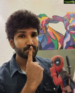 Aadhi Pinisetty Instagram - I just voted and now I have the right to question! 

#AssemblyElections2021
#KeptCalmAndVoted 🗳️