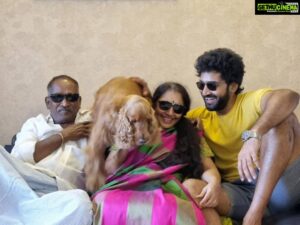 Aadhi Pinisetty Instagram - Family and festivities! ✨
#HappyUgadi #MyCoolFamily 😎😂