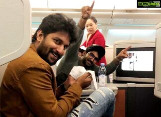 Aadhi Pinisetty Instagram - Happy birthday babaiiiiii.....have a super duper successful & a happiest year ahead ❤️ Thattt look on air hostess face😂🤣
