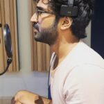 Aadhi Pinisetty Instagram - Dub dub dubbing for this super fun film #PARTNER !! along with moi director @manoj_damodharan @madrasmiran @yogibabuactor @robosankar @vishnu_sound Knack Studios