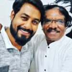 Aari Instagram - Memorable moments with legendary #directorbharathiraja sir 😍😍😍