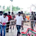 Aari Instagram - முத்தமிழறிஞர் அமரர் கலைஞரின் நினைவிடத்தில் நேற்று காலை மலரஞ்சலி செலுத்தியபோது....