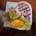 Aari Instagram - Celebrated my wife #birthday with #organic #cake