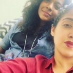 Abhirami Suresh Instagram - Happiest birthday to my wild woman, we sync, we cling, we tring, we pling, we wing, we sing, we ing ing ing. I love you. And I miss you hotness. You’re a complete package, pls never stop being a supply bag at the times of 911! Muah! God bless you lady love @the_darkfantasy ♥️✨ you’re the yin to my yang 👀✨♥️ #WildWomanSisterHood #WildWomen #WildWoman #BirthdayGram #Bestie