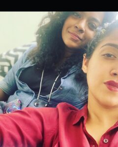 Abhirami Suresh Instagram - Happiest birthday to my wild woman, we sync, we cling, we tring, we pling, we wing, we sing, we ing ing ing. I love you. And I miss you hotness. You’re a complete package, pls never stop being a supply bag at the times of 911! Muah! God bless you lady love @the_darkfantasy ♥️✨ you’re the yin to my yang 👀✨♥️ #WildWomanSisterHood #WildWomen #WildWoman #BirthdayGram #Bestie