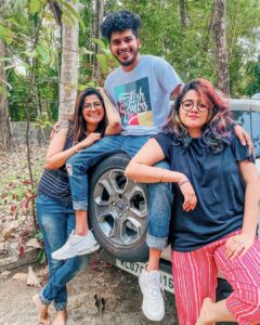 Abhirami Suresh Instagram - ✨ @amruthasuresh @ebbietoot