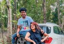 Abhirami Suresh Instagram - ✨ @amruthasuresh @ebbietoot Kochi, India