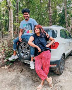 Abhirami Suresh Instagram - ✨ @amruthasuresh @ebbietoot Kochi, India