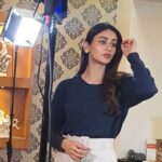 Aditi Arya Instagram - I squeeze in a shoot every now and then. Its fascinating to see yourself in a different “light”. Mostly fixing my hair all the time. #behindthescenes