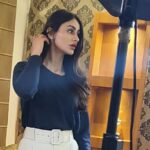 Aditi Arya Instagram – I squeeze in a shoot every now and then. Its fascinating to see yourself in a different “light”. Mostly fixing my hair all the time. #behindthescenes