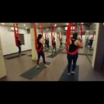 Aditi Balan Instagram - First time aerial yoga experience. First time reel too. Thank you @chrysolin for making me do this di. Love love love you! ❤️