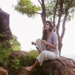 Aditi Balan Instagram - Finding new spots in Chennai with @preejo.tj and casually shooting with @aishwaryashok 💛