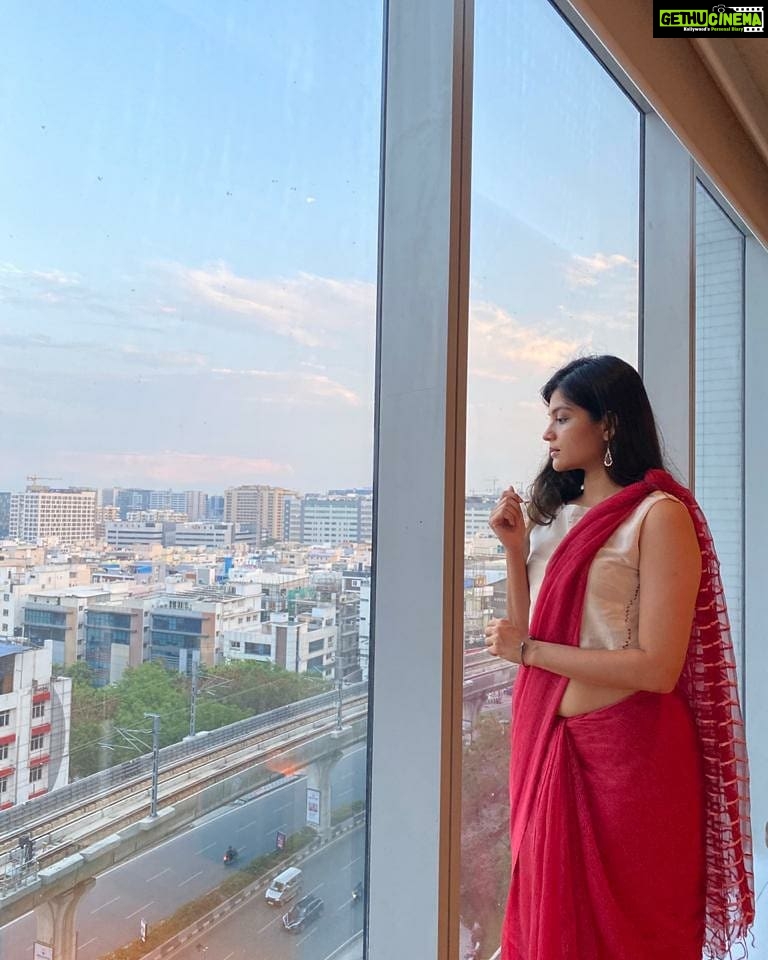 Aditi Balan Instagram - Tamil tirunaal vazhtukal ! Vishu ashamsagal!. This year I didn't get my Vishu sadya or Vishu kaineetam from a lot of people or blessings from the older ones. Instead I got to dress up and stay in the hotel. Thank you 2021 for starting out so well. Stay safe guys, wear a mask and get out only if absolutely necessary. Last wave, I only knew friends of friends who had covid but this wave everyone around me has it. It is scary but we held ourselves well when the first wave came in , I'm sure we can do it again. Lots of love to you all. PS : also got stuck with mom being the only photographer for me now. ❤️❤️