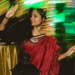 Aditi Balan Instagram – I like to sway  to music that plays in the background.
The kind you critique  on a rosy boutique  in a fancyhouse .
And everybody dances to techno .
While I’m on my own with Bolero
I gave love a chance 
But I’m sick of romance 
I just want to dance. 
@dotandthesyllables ❤❤❤