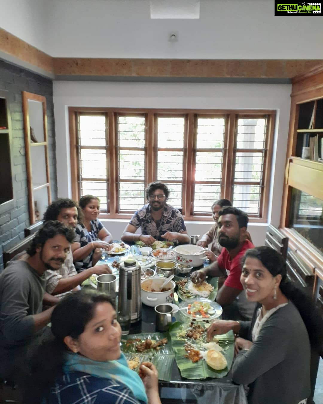 Aditi Balan Instagram - Padavettu family. :) So glad I met these guys who know only to spread love and happiness! @liju_krishna
