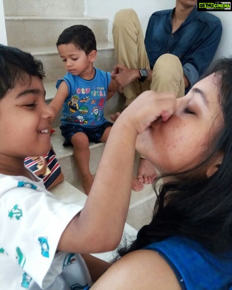 Aditi Balan Instagram - Every family function you attend , you know relatives are going to ask about your future. So then you run to a kid and this one happened to be my naughtiest nephew. Kids are my most favorite part of functions. Completely carefree.