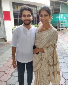 Aditi Balan Instagram - Kochin has become a wedding destination. Thanks to all my old friends getting married I get to spend time with some of my favs. 
Wristopher lolan's wedding weekend. :) Also fans please spare my friends who I tag ,they have a life. 
@tanyajoseph06 @suhailjoseph 
Earrings : @ishhaara 
Blouse : @studiobhang