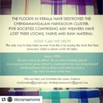 Aditi Balan Instagram - Regrann from @kalkikanmani - #Repost @tillotamashome (@get_repost) ・・・ If you would like to buy your Christmas and Diwali presents early, or honestly just buy it because you can and it would really help someone. If anyone is interested they can mail shalinijamesmantra@gmail.com and they will send you images and prices. @roukabysreejithjeevan is one of the designers based in Kerala who is helping these Weaver's who have no access to social media or e-commerce. #kerala #keralafloods #handloom #buyasareeandhelpsomeone - #regrann