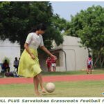 Aditi Balan Instagram – Amazing day spent with these kids at @footballplusprosa . Also the excitement of seeing so many girls on  the field reminds me of a documentary called Freedom Fields that I watched in @mumbaifilmfestival. 😍

Also thank you so much @nool_by_hand for the dress. :) You guys really made my day. :)