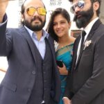 Aditi Balan Instagram - Meeshakara nanbasssss! One crazy wedding :)
