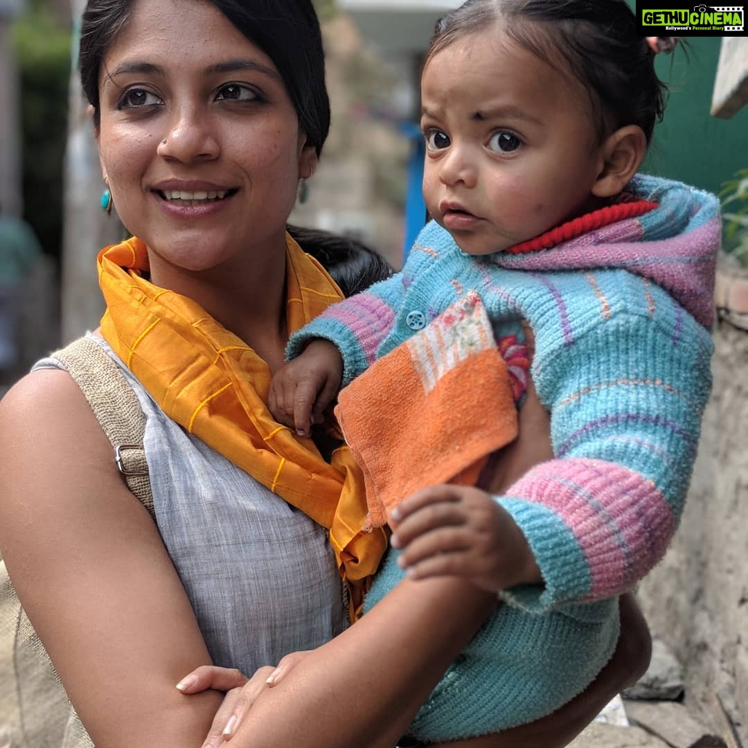 Aditi Balan Instagram - KIDS = HAPPINESS Kalpa , Himachal Pradesh. PC : @vidhyavijay #vacation #kids #happiness #pixelteam #kalpa #hills #mountainmadness #magic #rosiecheeks #natureandkids Kalpa, Himachal Pradesh