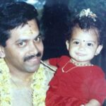Aditi Balan Instagram - Throwback. Appa ponnu. :) #daddysgirl #throwback # childhood