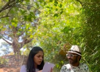 Ahana Kumar Instagram - NIRAM ♥️🙌🏼 Koode Aadunna Chola Mayil @amith.mohan.rajeswari 🦚